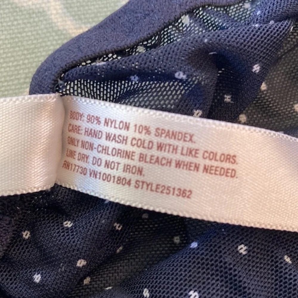 Gilligan & O’Malley Polka Dot Nautical Sleep Cami XL - Picture 4 of 8